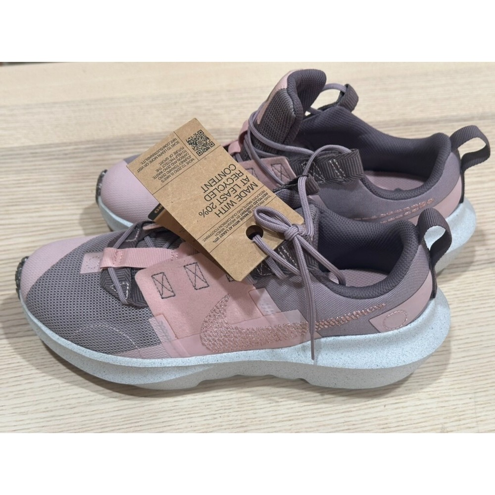 Nike Crater Impact Shoes Womens‎ Size 8 / 4Y GS Pink Gray #DB3551-200